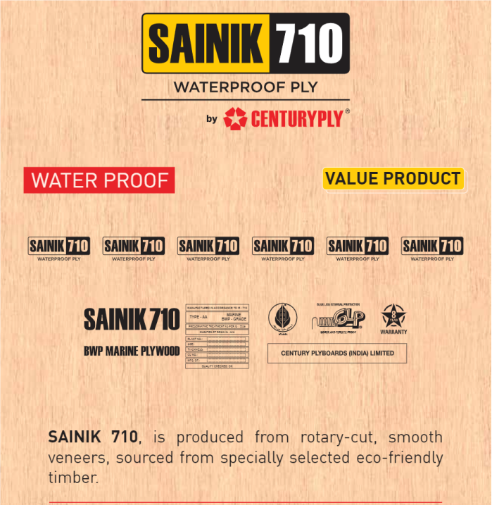 Century Sainik 710 waterproof plywood